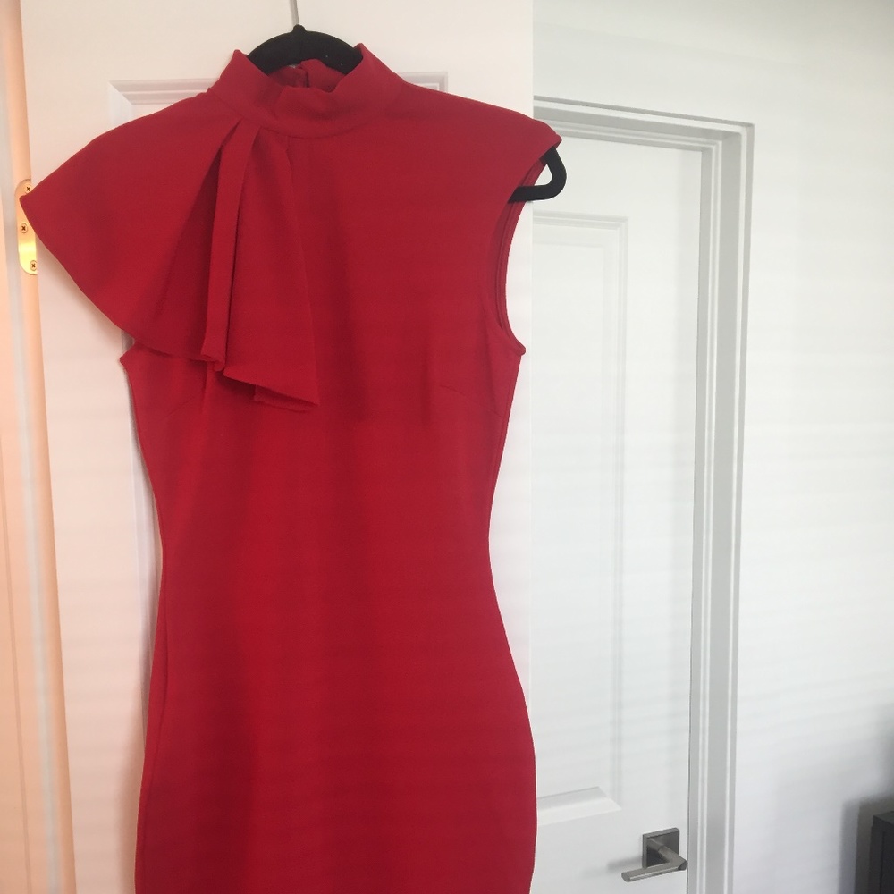 Ruffled One Shoulder dress